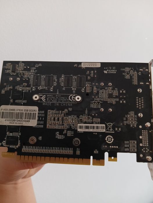 Видеокарта  NVIDIA GeForce GT 630 2GB DDR3.