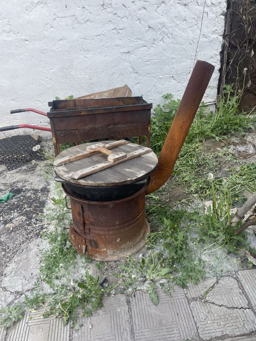 Продам казан с очагом