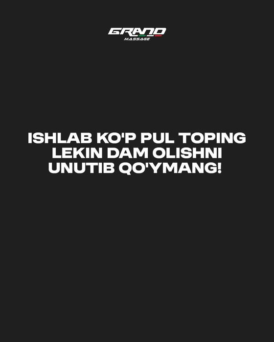 Optom narxlarda kreslo massajyorlar!