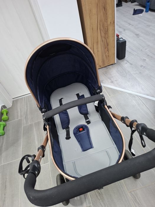 Carucior multifunctional albastru