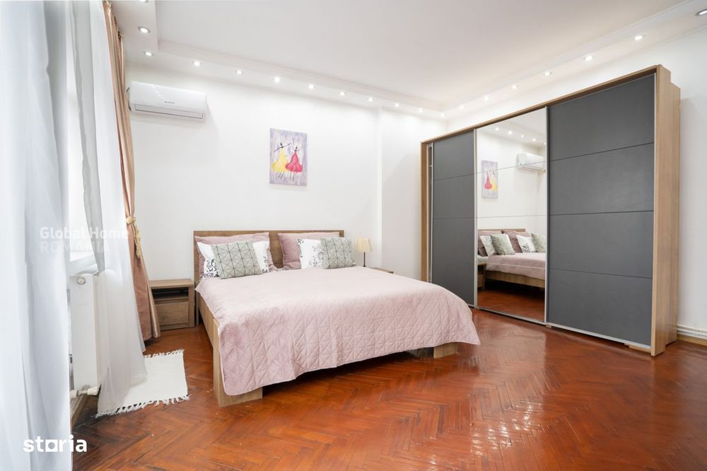 6-Room Apartment  Cismigiu Garden  Private Heating System  Parking