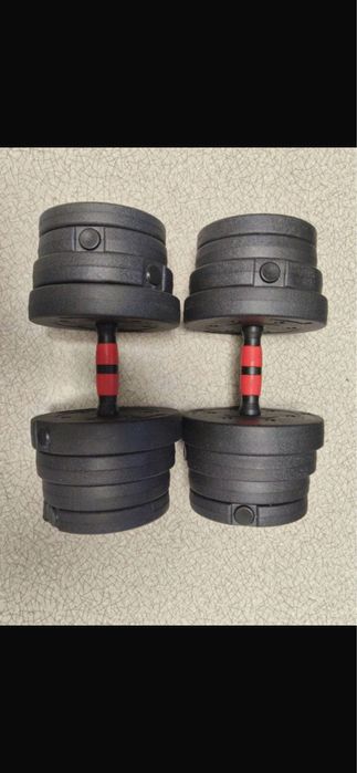 Продам набор штанги и гантели