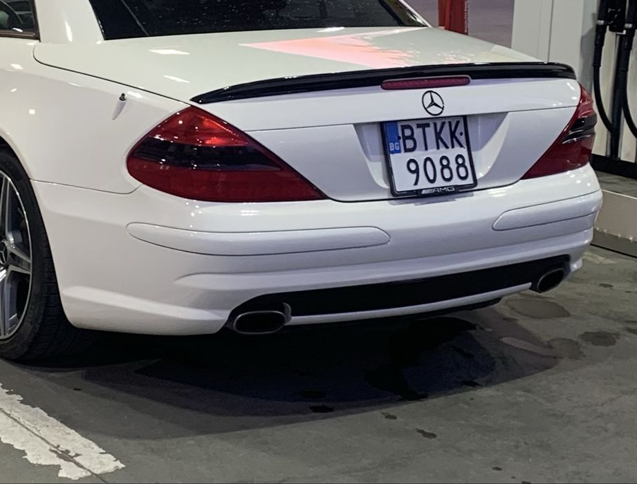 Задна броня и ауспуси Mercedes SL R230 AMG