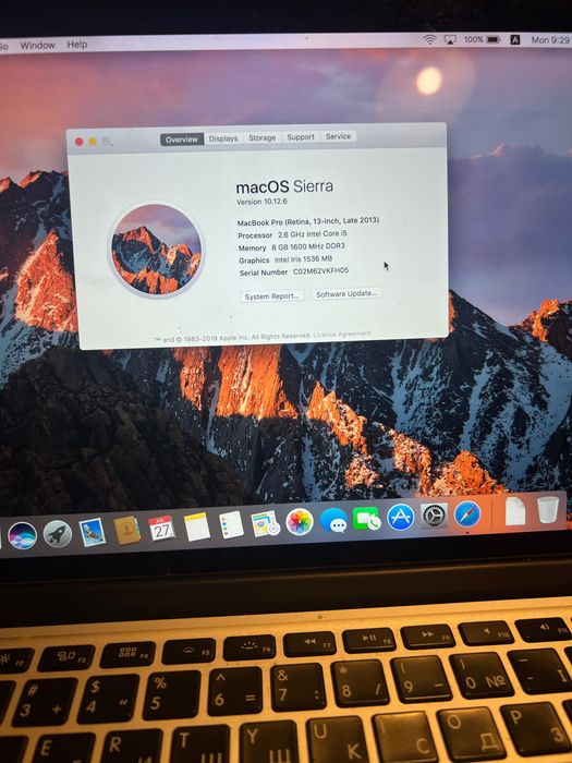 Mac Book pro 13 inc