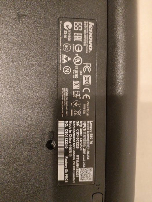 Продам ноутбук Lenovo B50-70