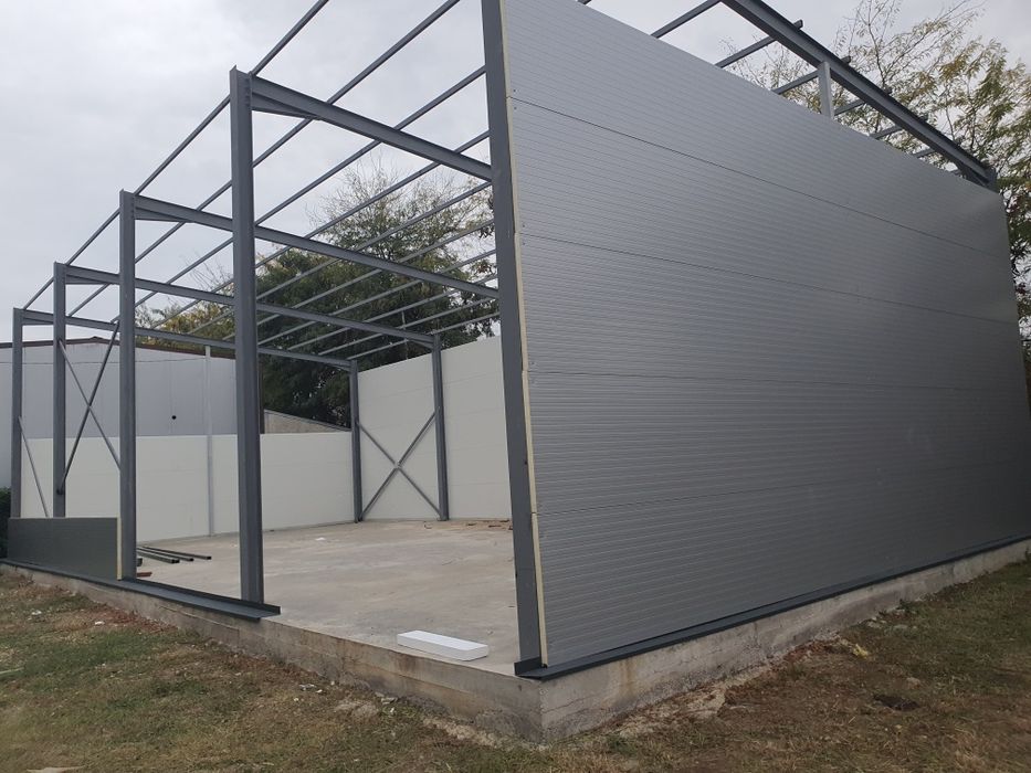 Hala pentru productie si depozitare structură metalică completa garaj