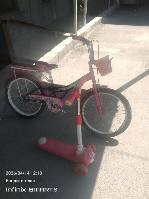 Продам отличный вело,самакат