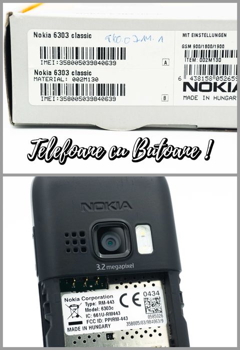Nokia 6303 Classic - la cutie (nu Nokia 6310i Nokia 6700 Nokia 8800 )
