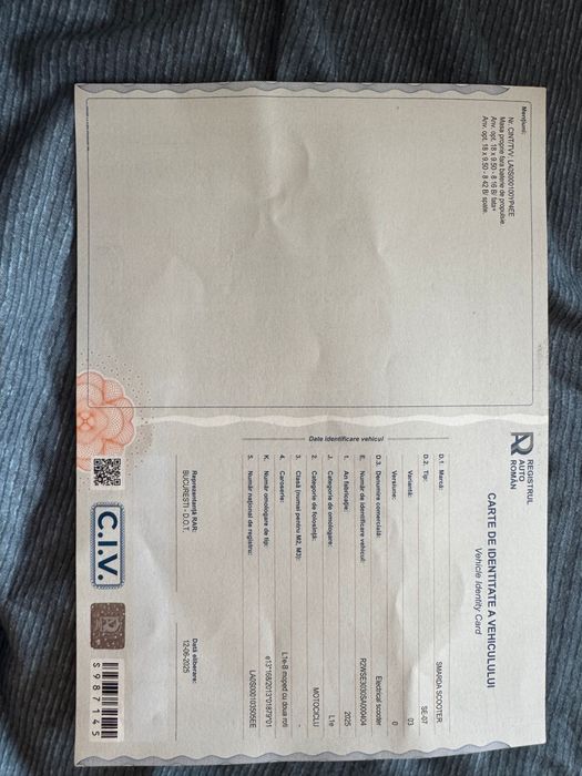 Vân scuter electric tip Harley