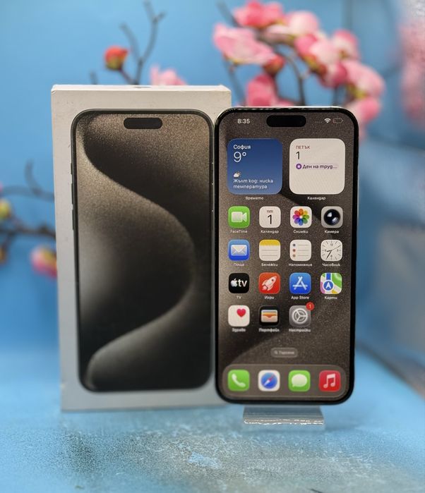Apple iPhone 15 Pro Max, 256GB, 5G, Natural Titanium