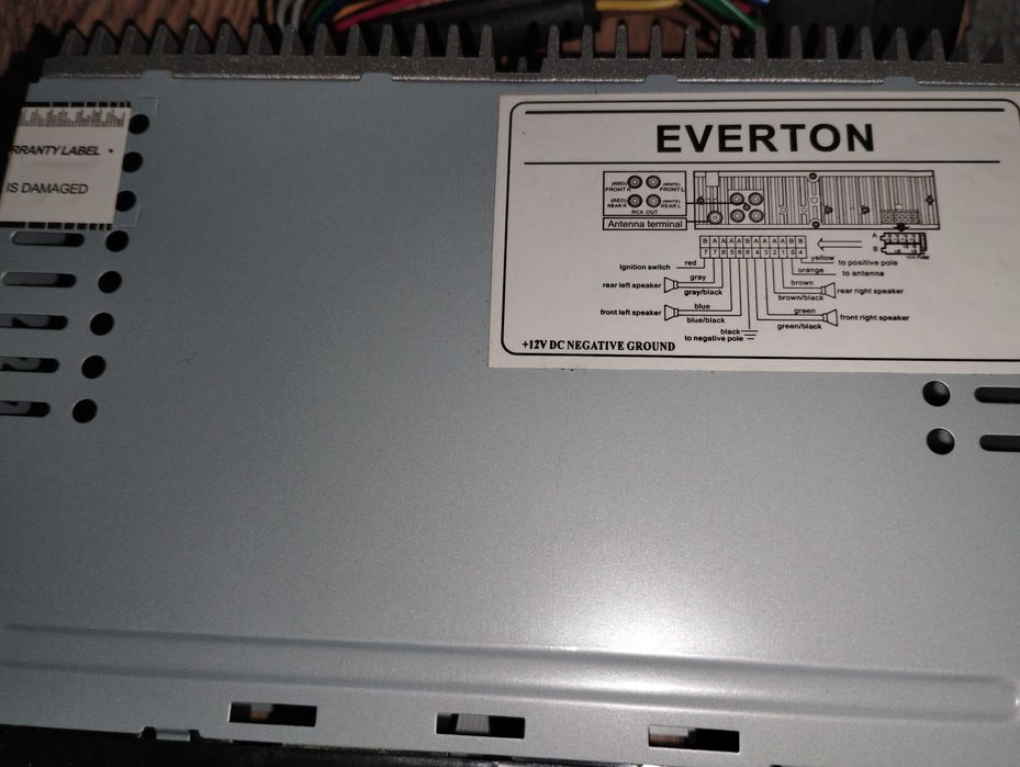 Авторадио с usb Everton