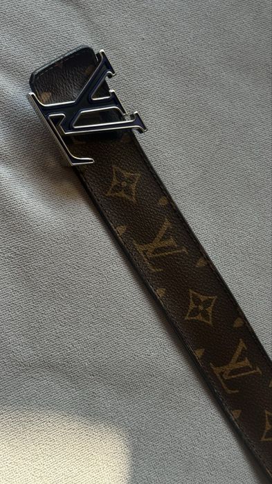 Curea rara Louis Vuitton LV Skatepark Reversible monogram eclipse belt