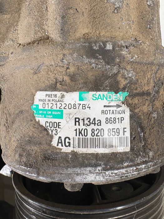 Компресор Климатик ВАГ Груп Дизел (03-13г) Kompresor Klimatik VAG Group OEM: 1K0820859F