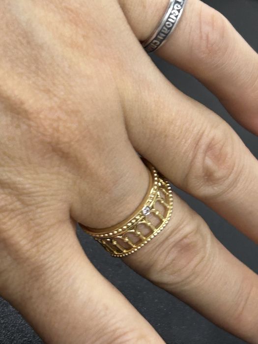 Колечко 585 необычной модели