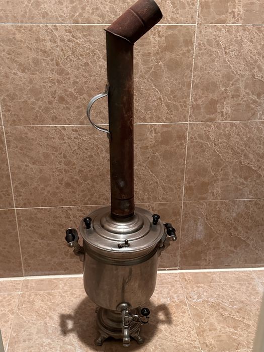 Самовар на дровах 6л. С трубой. Б/у.