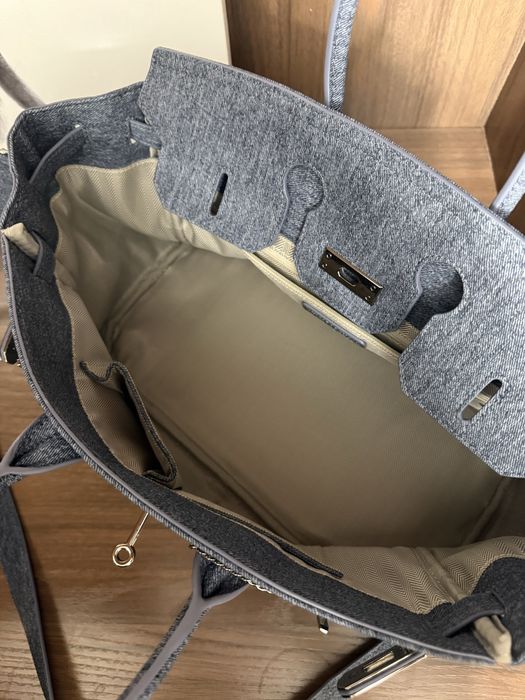 Сумка под Эрме джинсовая