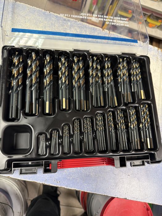 К-кт свредла Wurth red line за метал HSS 170броя ф1мм-ф10мм