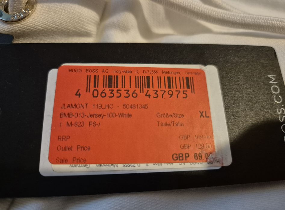 Pret ocazie Pantaloni Hugo Boss xl original noi cu etichetă