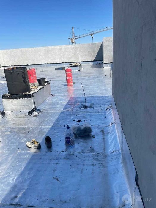Gidro izolyatsiya ishlarini qilamiz fundament terasa Tom yopish Folga