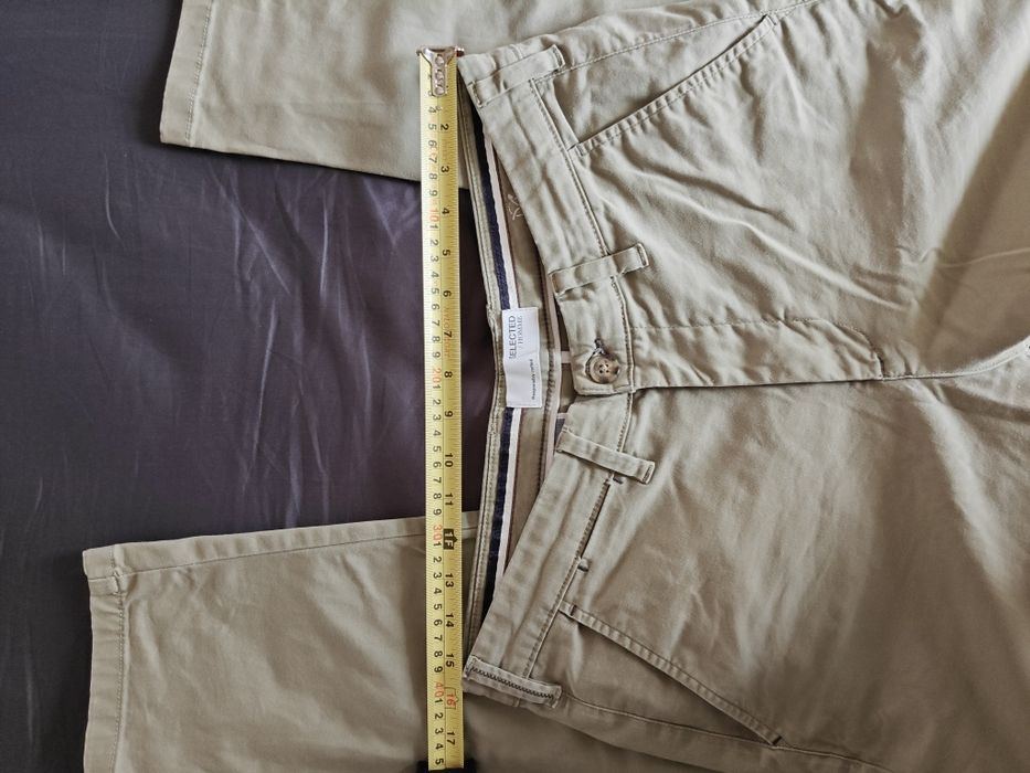 Pantaloni eleganți chinos Selected Home
