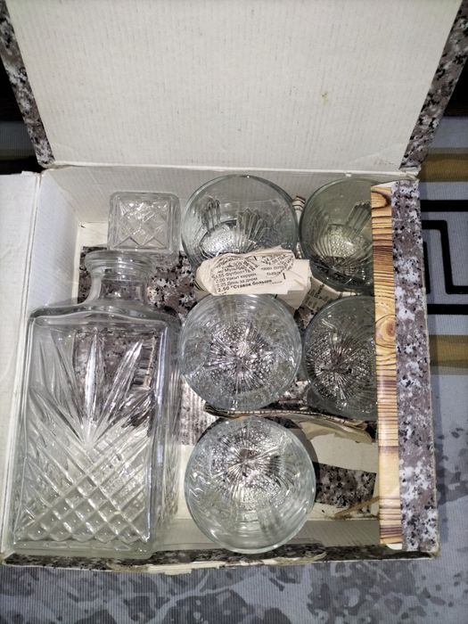 Набор тарелок коричневые