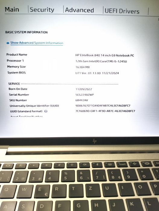 Laptop HP Elitebook 840