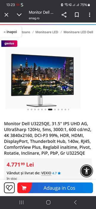 Monitor DELL U3225QE Sigilat