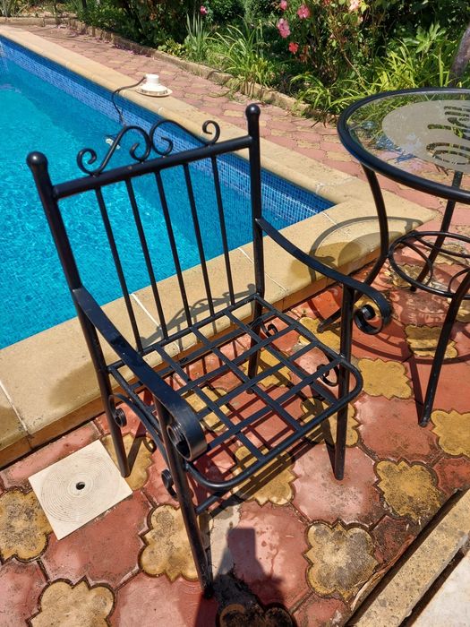 Маси и столове от ковано желязо. Маса-390лв. Стол- 190лв.