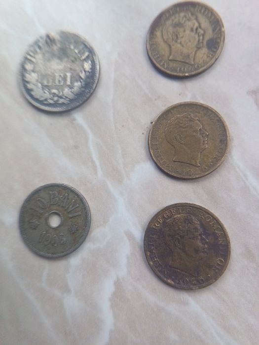 2 Lei 1873,2000Lei 1946,10 bani 1906.500lei toate