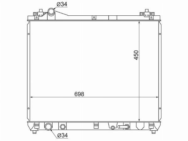Радиатор  Suzuki Grand vitara