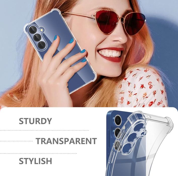 Husa transparenta - colturi antisoc Samsung S25 / S25 Plus / S25 Ultra