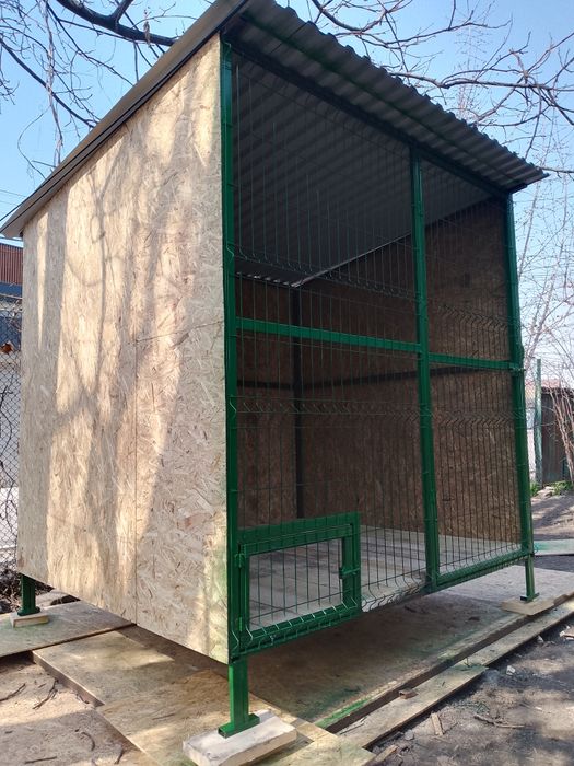 Изготовление Вальеров для собак. Установка