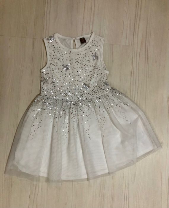 Rochie albă fete 128