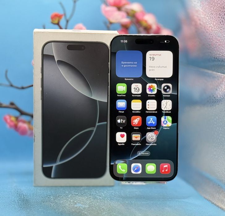 ПЕРФЕКТЕН!!! Apple iPhone 16 Pro Max, 256GB, 5G, White Titanium