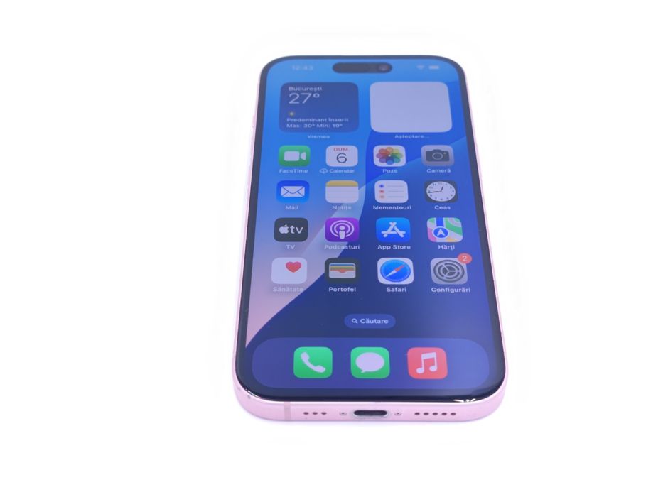 Apple iPhone 15 256GB Pink 6GB Single SIM, Garantie 24 luni | #R95531