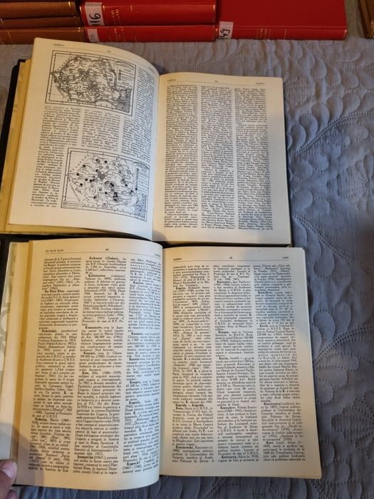 Dictionar enciclopedic roman, 4 vol, ed. Politica, '62, '64, '65, '66
