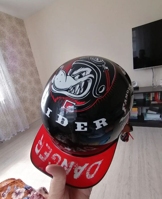 2024бейсболка шлем винтаж ретро мотоциклетные шлемы летни