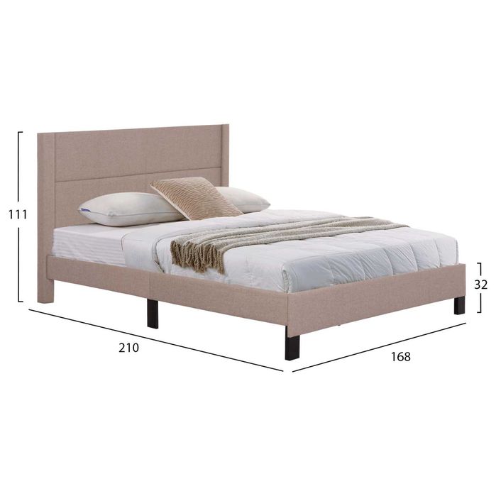 Топ цена - Тапицирана спалня TRILLOP  - 3 различни цвята, 160x200cm.