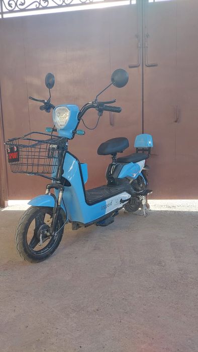 Электро Скутер синий