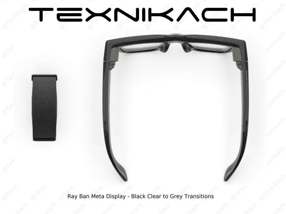 Новый! Ray Ban Meta Display - Black Clear to Grey Transitions Доставка