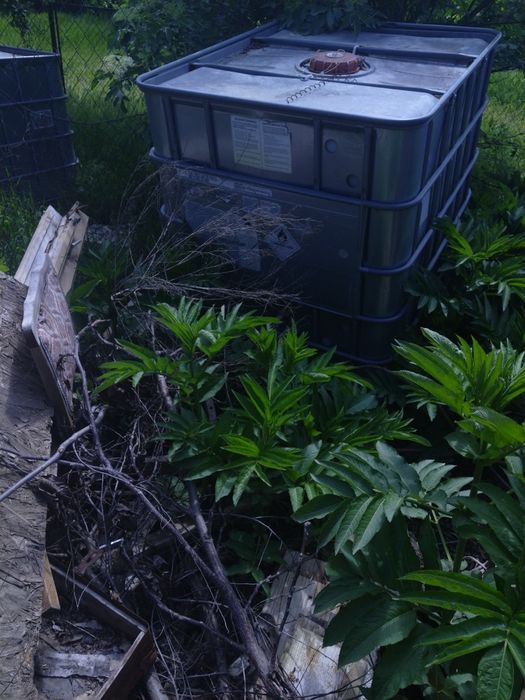 Bazin ibc cub containar metalic 1000 litri