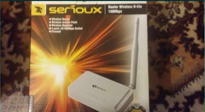 Router wirless Seioux 150 mb/s.