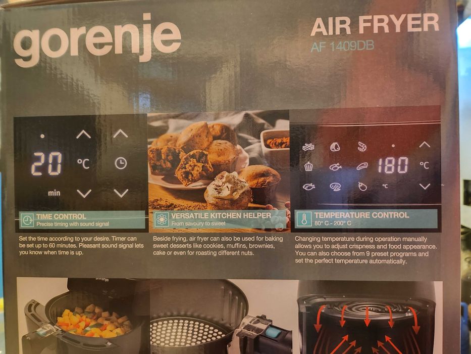 Friteuză cu aer cald Gorenje, nouă, sigilată