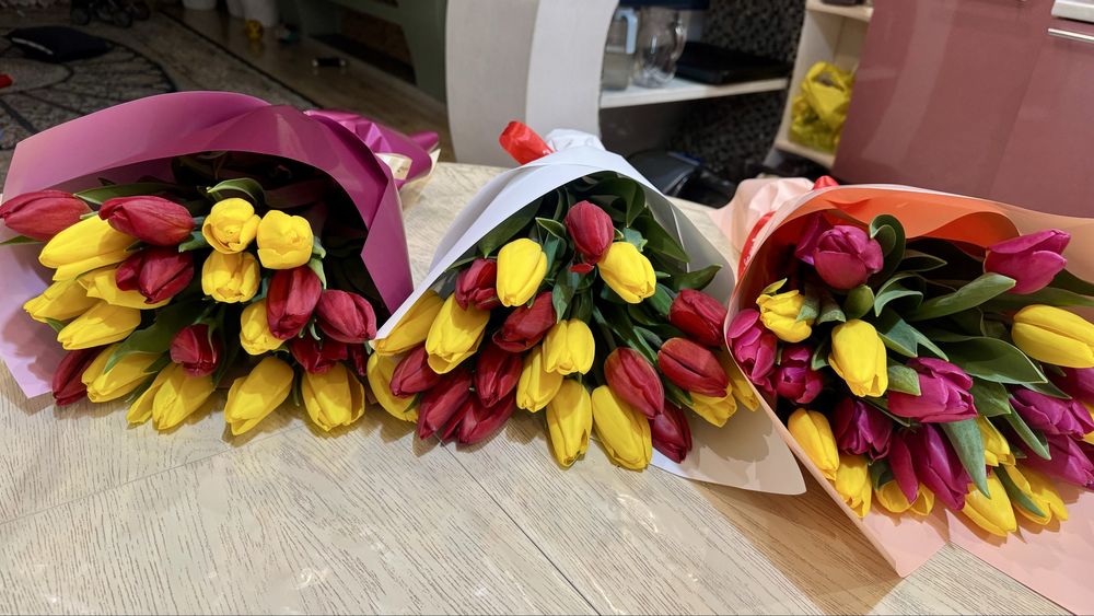 Тюльпаны в розницу предзаказ доставка цветы