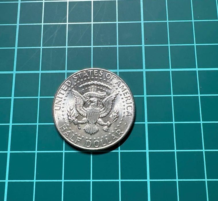 50цент 1964 г серебро 12.5 грамм