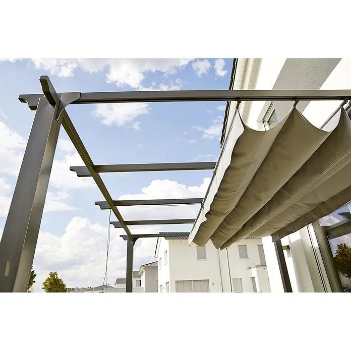 Pergola retractabila pavilion pavillon foisor terasa din structura met