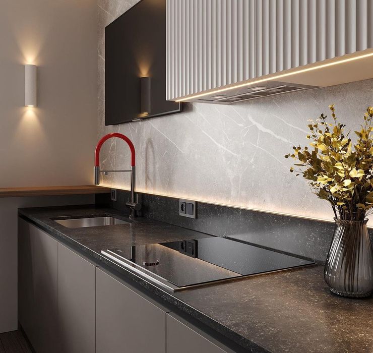 Столешници на заказ с искуственного и полуискуственного камня.