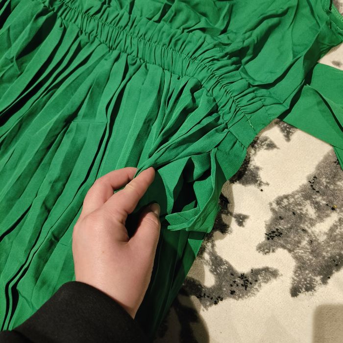 Salopeta cu buzunare verde noua S-XL