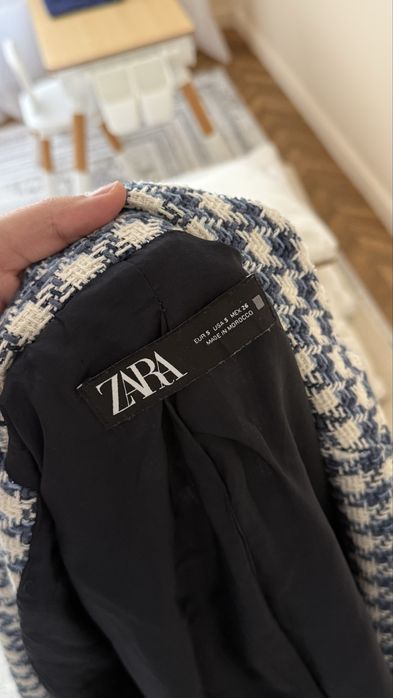 Пиджак твид (Zara)