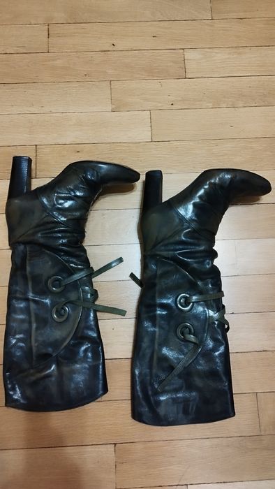 Италиански ботуши от естествена кожа